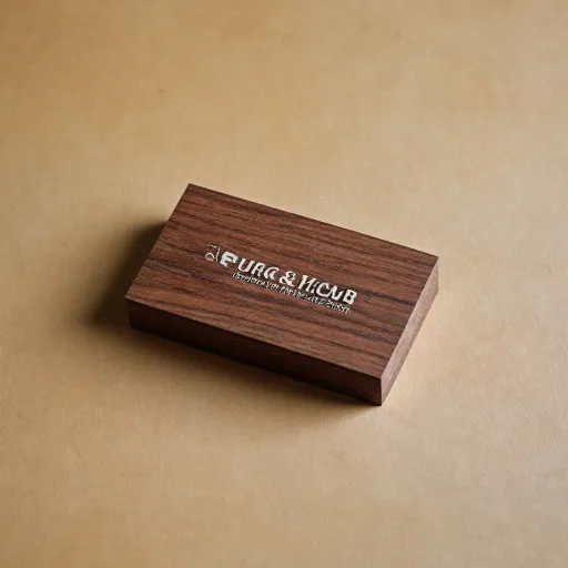 Pourquoi choisir une carte de visite en bois pour valoriser votre entreprise