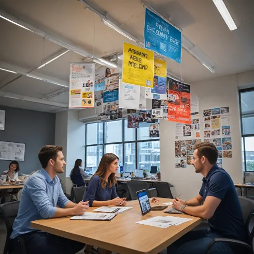 Comment optimiser la communication interne avec un porte affiche suspendu